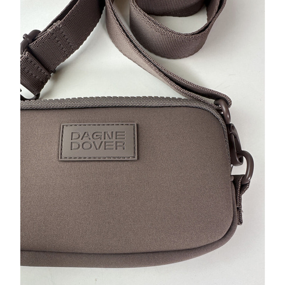 Dagne Dover Mara Neoprene Phone Sling Bag Dune Mauve Dust Bag Crossbody Shoulder - Picture 3 of 9